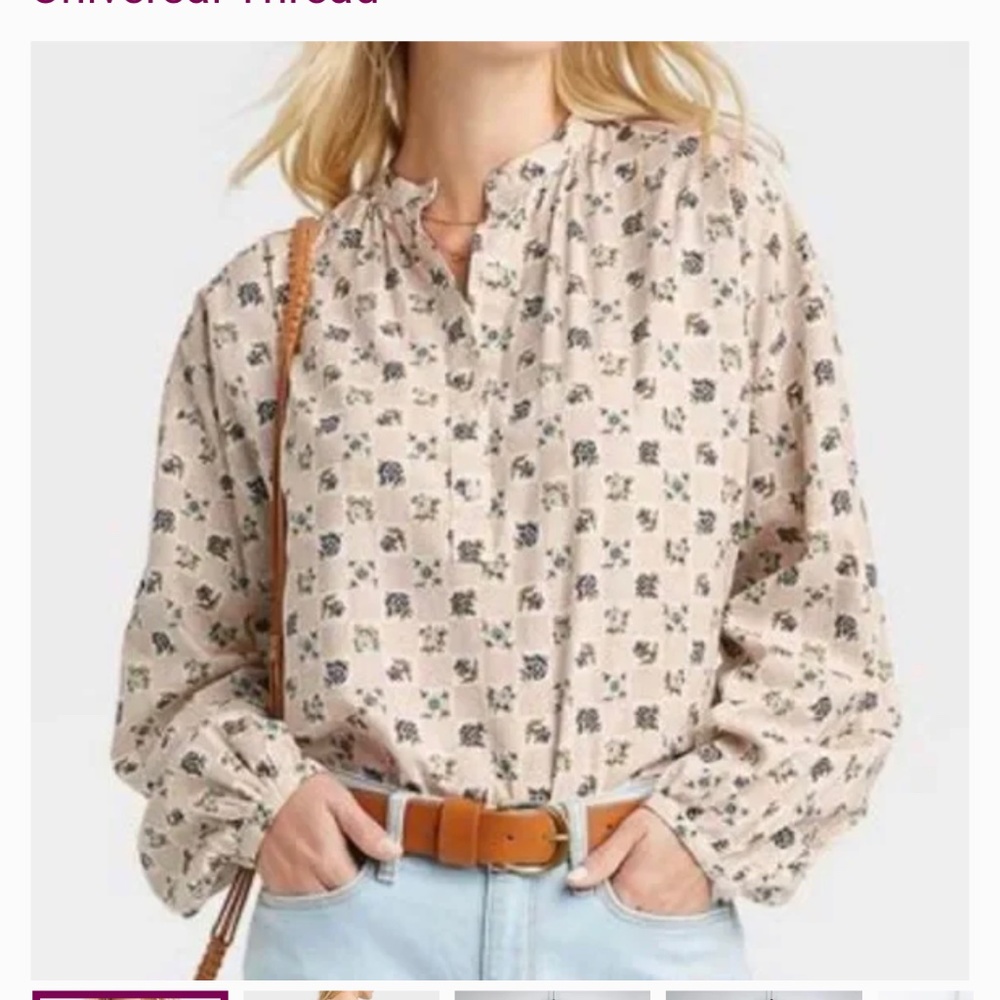 Universal Thread Peasant Blouse